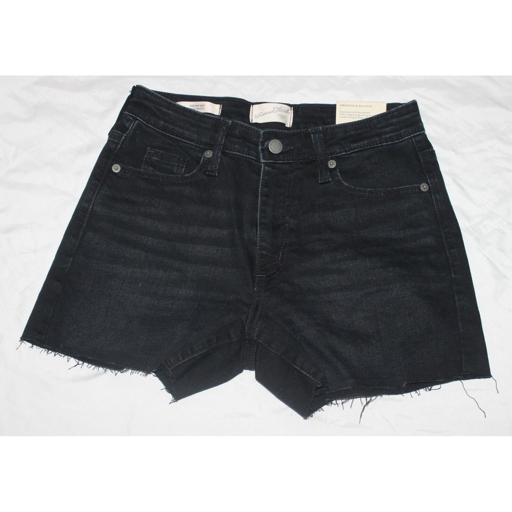 Universal Thread Shorts Women's Size 2 Cut Off High Rise Shortie Shorts Raw Hem